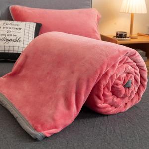 Fleece Bed Blankets Twin Size - Soft Lightweight Plush Fuzzy Cozy Luxury Blanket Microfiber Throw for Couch Bed,All-Season Breathable,60x80 Inches (Watermelon Red)