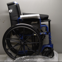 Drive Medical Blue Streak Wheelchair with Flip Back Desk Arms, Swing Away Footrests, 16 Inch Seat