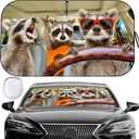 Car Windshield Sun Shade - Foldable Car Sun Shade Windshield for Front Window, Reflector Sunshade Offers Ultimate Protection for Cars Interior (55.2 x 31.5 in)