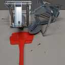 2 x Mole Trap Scissor 2 Pack, Upgraded Mole Traps for Lawns that Kill Best, Galvanized Steel Mole Killer, Easy Step Setup