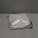 Scarlet Darkness Renaissance Midi Skirt Asymmetrical Ruffle Summer Flowy Skirt with Pockets (Large, White)