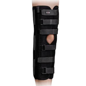 NEENCA Knee Immobilizer, 3-Panel Knee Brace with Internal Sponge Padding, Medical Full Leg Brace/ Stabilizer—Straight Support Splint for Knee Fractures, Meniscus Tear, Arthritis, Injury & Surgery Recovery