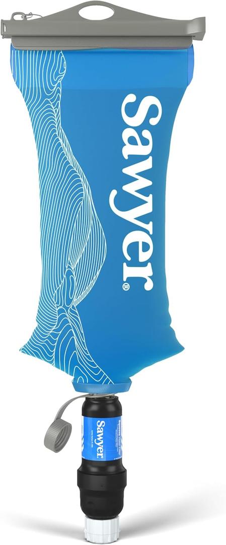 Sawyer Squeeze Water Filtration System (Squeeze w/ Cnoc 2 Liter Bladder)