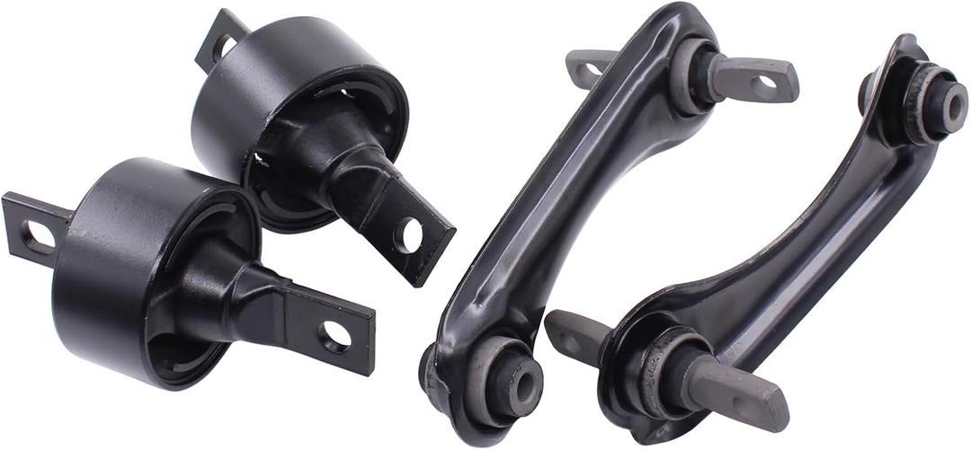 MOTOKU Rear Left and Right Trailing Arm Bushing Upper and Lower Control Arm Bushings Assembly Set for Honda CRX 1988-1991 Civic del Sol 1993-1997 Civic 1988-2000