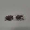 livho 2025 Trendy Oval Sunglasses - Stylish Polarized Shades for Everyday - Retro Metal Frames (1 Pack, Gold Brown)