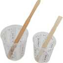 5 Gallon Paint Stir Sticks Bulk 21 inch, 20pc Wooden Paint Stirrers Mixing Paint, Large Popsicle Sticks for Crafts