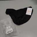 Girls Swim Bikini Bottoms with Fully Lined, UPF 50+ Sun Protection Swimsuit Soft Quick-Dry for Beach Pool (Black, 14)