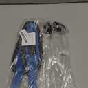 2pcs Snowboard Bindings Ankle Straps Replacement, Comfortable Ski and Snowboard Bindings Ladder Strap with Easy Adjust Buckles Universal Ankle Strap for Ski Boot Tool Skiing Skateboard Accessories