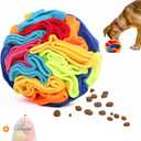 Snuffle Ball - Snuffle Ball for Dogs, Interactive Dog Toys to Keep Them Busy, Puppy Dog Puzzle Toy with Storage Bag Machine Washable (Medium)