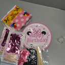 Pink Birthday Party Decor Topper for Girls (3rd)
