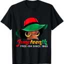 Juneteenth Shirts Women Celebrating Black Freedom Day 1865 T-Shirt 1X