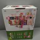 63 PCS Kids Kitchen Playset, Kid Play Kitchen with Realistic Lights & Sounds