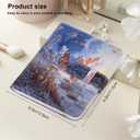 Butterfly Card Book Holder Organizer for Women,Colorful Business Card Holder,PU Leather Business Card Case Color Printing Pattern Stylish Name Card and Credit Card Holder (CelestialFlutter)