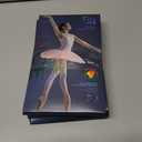 3 x Girls' Convertible Ballet Tights, 50D Ultra Soft Professional Transition Dance Tights for Ballet (5-7 Years, Deep Nude)