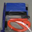 Gomake Vehicle Vinyl Wrap Tool Kit Window Tinting Tool Include 4 Inch Felt Squeegee, Retractable 9mm Utility Knife and Blades, Zippy Vinyl Cutter and Mini Go Corner Squeegee for Car Wrapping (Mix Color)