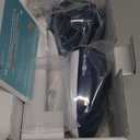 BEAUTURAL Steamer for Clothes, Portable Handheld Garment Fabric Wrinkles Remover, Aluminun Heating Plate, 35-Second Fast Heat-up, Large Detachable Water Tank (Only for 120V) (Blue&White)