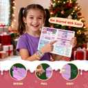 P&C Bead Bracelet Making Kit for Girls 8-12 DIY Bracelet Maker with 220+ Beads, Storage Box, Letter Stickers & Tools - Jewelry Making Kit for Kids Arts and Crafts Set Birthday Christmas Gift