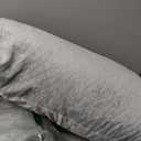 Momcozy Pregnancy Pillows for Sleeping, U Shaped Full Body Maternity Pillow with Removable Cover - Support for Back, Legs, Belly, HIPS for Pregnant Women, 57 Inch Pregnancy Pillow for Women, Grey