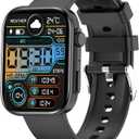 Smart Watches for Men Women, Make/Answer Calls, 2.01" HD Screen with 260+ Watch Faces, Heart Rate/SpO2/Sleep Monitor, 123 Sports Modes, Long Battery Life Fitness Watch Compatible with iPhone Android