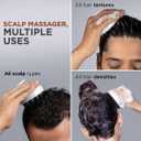 3 x FURR Scalp Massager Brush | Hair Scalp Massager Hair Growth | Head Massager Scalp Stress Relax | Scalp Brush | Scalp Massager Shampoo Brush | Hair Scrubber | Dog Wash Brush | Dog Shampoo Brush