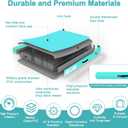 AWSUM Inflatable Floating Dock Air Dock Platform Floating Island Raft with None-Slip Surface for Pool Beach Ocean