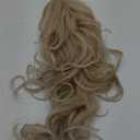 Blonde Synthetic Lace Front Wig,13x4 HD Lace Layered Wave Glueless Wigs for Women Daily Use 26IN