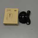 TECKNET Wireless Mouse Rechargeable, 2.4G USB-A Silent Mouse, Quiet Click, 6 Adjustable 4800 DPI, Cordless Computer Mice, Ergonomic Mice for Laptop, 6 Buttons for Chromebook, Ergo Grip - Black