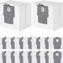 16 Pack Dust Bags for Roborock Q10 S5+/X5+, Q7 M5+/L5+, S8 Pro Ultra, S8+, S7 Max/MaxV Ultra, Q5+, Q5 Max+/Pro+/DuoRoller+, Q7+/Q7/Q8 Max+ Robot Vacuum, 3.6L Large Capacity Disposable Replacement Bag