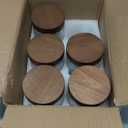 Osfel 16oz 5 Pack Overnight Oats Containers with Lids, Glass Mason Jars with Acacia Wood Airtight Lids, Wide Mouth Meal Prep Storage Jars for Yogurt, Chia Pudding, Salad, Parfait, Snacks, Spice