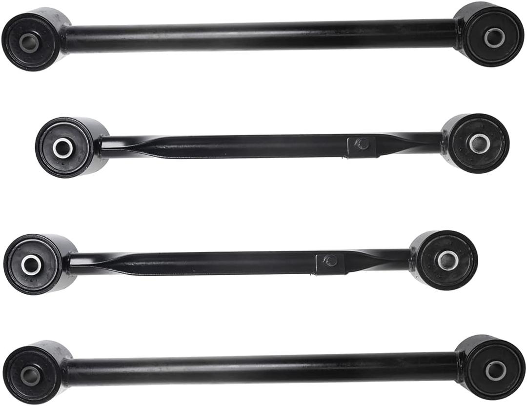 4Pcs Suspension Kits AUQDD K660156 x2 K660157 x2 Rear Control Arm (Trailing Arm) Fit For 04-07 Bu-ick Rainier /02-08 Chevy Trailblazer/GMC Envoy /02-04 Olds Bravada /05-08 Saab 9-7X