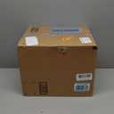 8 Inch Plant Pot: Ceramic Planter with Drainage Hole & Saucer for Indoor Outdoor Plants - Flowerpot with Bonded Tray for Home Office - Blue Reactive Glaze