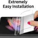 [2SET 9PCS] Samsung Galaxy Z Fold 6 5G 2024 Premium TPU film Screen Protector with Hinge Protector [Self-healing(Clear) 2set 8pcs] [1 Tempered Glass Lens protector] [Perfect Fit for foldable Screen] KIKNKILIN