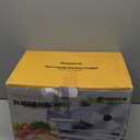 Meat Slicer, Anescra 200W Electric Deli Food Slicer with Two Removable 7.5 Stainless Steel Blades and Food Carriage, 0-15mm Adjustable Thickness Meat Slicer for Home, Food Slicer Machine