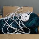 Wapaneus Heated Blanket Electric Queen Size 84"x90"-Dual Control with 10 Heat Levels 12 Timer Settings and 8 Hours Auto-Shut Off,Fast-Heating Electric Blanket,ETL Listed Machine Washable,Green