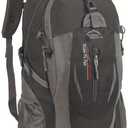 Hiking Backpack, 20L Small Camping Backpack, Ultralight Hiking Daypack for Men Women Travel Cycling Camping Outdoor, Black