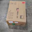 24" Night Stand Fluted Nightstand with Charging Station End Table 2 Drawers Storage, Large Modern Wood Wide Bedside Stand Side Table for Bedroom, Home Office Black Brown