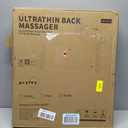 Back Massager with Heat for Pain Relief Deep Tissue, Ultrathin 4D Shiatsu Lower Back Massager, Chair Back Massager for Home Office, Gifts for Women Men, Khaki