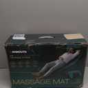 Full Body Massage Mat with Heat, Detachable Massager Pad Deep Tissue Pain Relief,10 Vibrating Motors and 9 Speed Settings for Relaxation at Home or Office