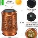 Hummingbird Solar Lanterns Outdoor Waterproof Garden Decor, Metal LED Garden Light Birthday Gifts for Women mom Christmas Gifts for Yard, Patio, Lawn, Tabletop, Pathway, Landscape,Walkway, Terrace