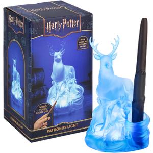 Paladone Harry Potter Deer Patronus Light with Wand Remote Control, Officially Licensed Wizarding World Merchandise, Battery Powered Collectible Gift, Home Dcor