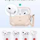 ESR for AirPods Pro 2nd Generation Case, Compatible with Airpods Pro Case 2nd/1st Gen (2023/2022/2019), Compatible with MagSafe, Powerful Drop Protection, Magnetic Lid, Desert Titanium