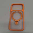 TORRAS for iPhone 17 Pro Case with Stand, Fit for MagSafe, 4X Military Drop Protection, Camera Control Button, Slim Soft Edge Phone Case for iPhone 17 Pro, Translucent Matte Cover 6.3", Bright Orange