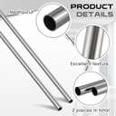 Hicarer 2 Pcs 3/4" Od 304 Stainless Steel Tubing 36 Inch Length Thickened Pipe Wall & Weldable Tubing 16 Gauge Round Metal Tube Industrial for Home Furnishing, Machinery