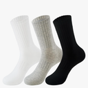MAGIARTE Womens Compression Athletic Cotton Crew Socks Moisture Wicking Running Cycling Multi Sports Socks for Women 3 PACK, Size 6-9