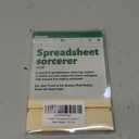 Funny Gift for Spreadsheet Accountant Data Analyst Marketing Specialist, Spreadsheet Sorcerer Definition Clear Acrylic Sign Desk Decor for Coworker Colleague Employee Accountant Finance Analyst