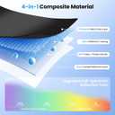 Canvcle Windshield Sun Shade for Lexus NX NX250 NX350 NX350h NX450h+ 2022-2025 2026 Accessories Upgraded Double-Layer Front Window Sunshade Cover Sun Protector Foldable Block UV Rays Keep Car Cool