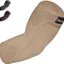 Kunto Fitness Elbow Brace Compression Support Sleeve (Shipped From USA) for Tendonitis, Tennis Elbow, Golf Elbow Treatment - Reduce Joint Pain During Any Activity! (Large, Y-Beige/Nude)