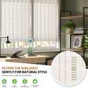 LazBlinds No Tools No Drill Cordless Bamboo Roman Shades, Light Filtering Window Treatment, Roll Up Bamboo Blinds for Window 29'' W x 64'' H, Whitewash B