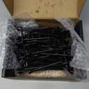 INCLY 4/6 Inch Black Pegboard Hooks, 36 Pack Heavy Duty Double Arm Peg Board Straight Hooks, Peg Board Tool Hangers Fit for 1/4" Pegboard Garage Hanging Tools, Craft Organizing, Kitchen, Store