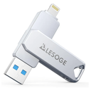 MFi Certified 128GB Flash Drive for iPhone Photo Stick USB Memory Stick Thumb Drives, High Speed USB Stick External Storage for iPhone/iPad/Android/PC